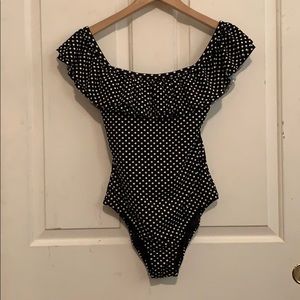 J crew off the shoulders one piece